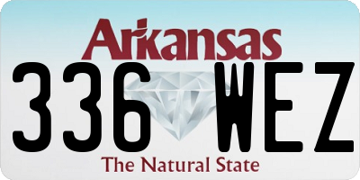 AR license plate 336WEZ