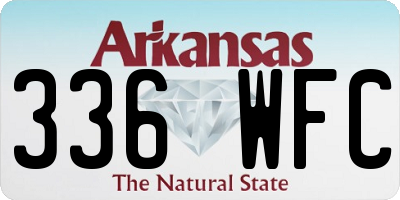 AR license plate 336WFC