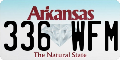 AR license plate 336WFM