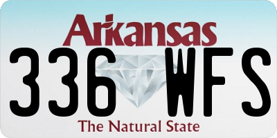 AR license plate 336WFS