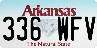 AR license plate 336WFV
