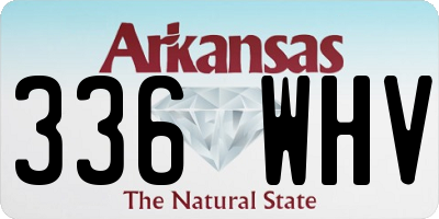 AR license plate 336WHV