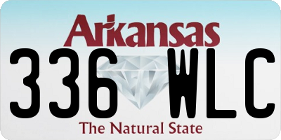AR license plate 336WLC