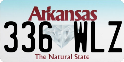 AR license plate 336WLZ