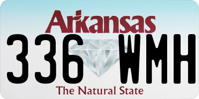 AR license plate 336WMH