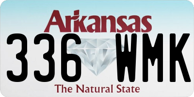 AR license plate 336WMK