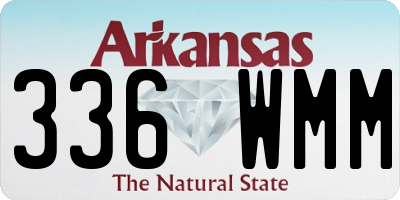 AR license plate 336WMM