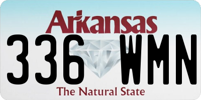 AR license plate 336WMN