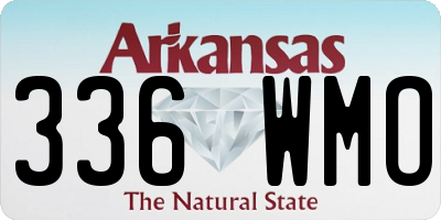 AR license plate 336WMO