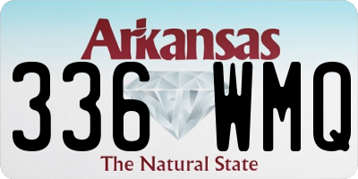 AR license plate 336WMQ
