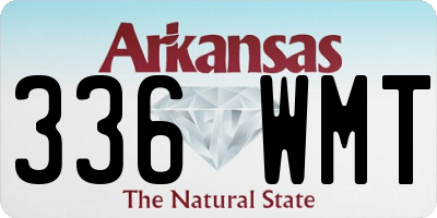 AR license plate 336WMT