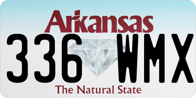 AR license plate 336WMX