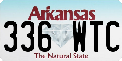 AR license plate 336WTC