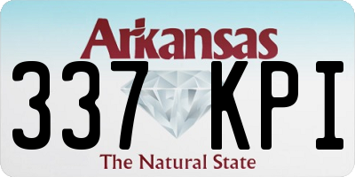 AR license plate 337KPI