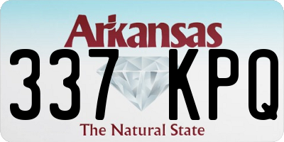 AR license plate 337KPQ