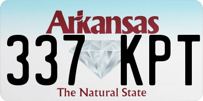 AR license plate 337KPT