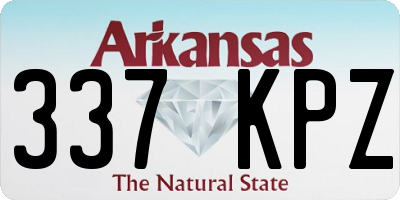 AR license plate 337KPZ