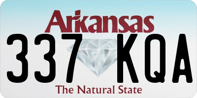 AR license plate 337KQA