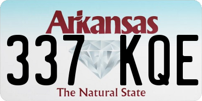 AR license plate 337KQE