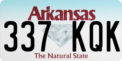 AR license plate 337KQK