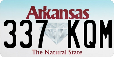 AR license plate 337KQM