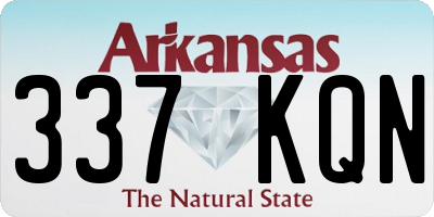 AR license plate 337KQN