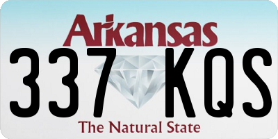 AR license plate 337KQS