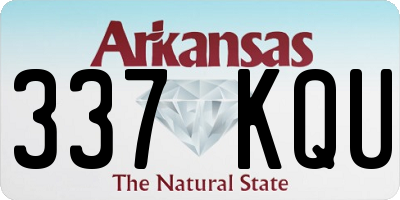 AR license plate 337KQU