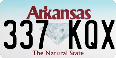 AR license plate 337KQX
