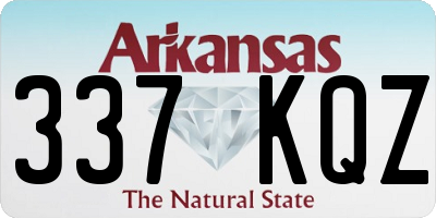 AR license plate 337KQZ