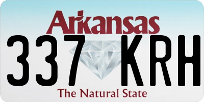 AR license plate 337KRH