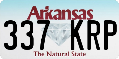 AR license plate 337KRP