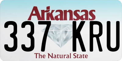 AR license plate 337KRU