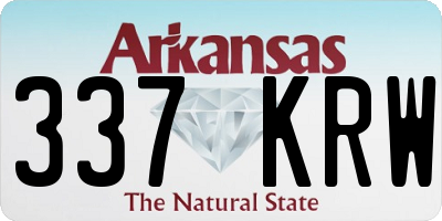 AR license plate 337KRW