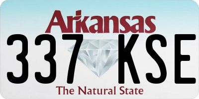 AR license plate 337KSE