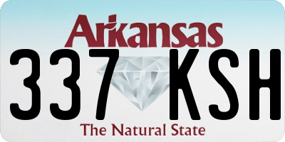 AR license plate 337KSH