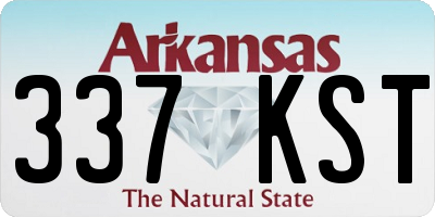 AR license plate 337KST
