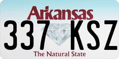 AR license plate 337KSZ