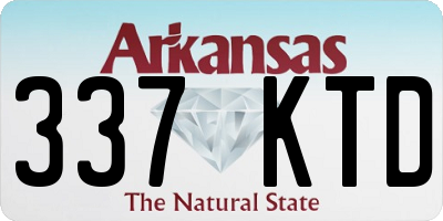 AR license plate 337KTD