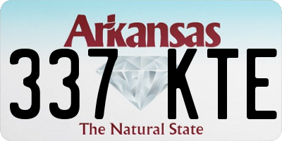 AR license plate 337KTE