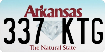 AR license plate 337KTG