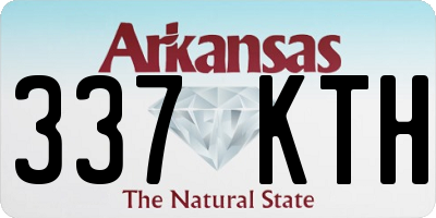 AR license plate 337KTH