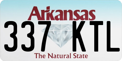 AR license plate 337KTL