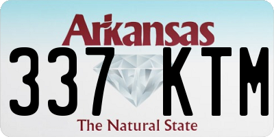 AR license plate 337KTM
