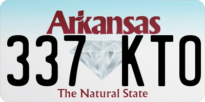 AR license plate 337KTO