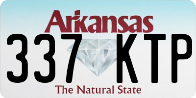 AR license plate 337KTP