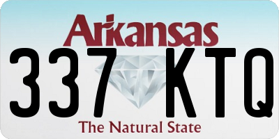 AR license plate 337KTQ