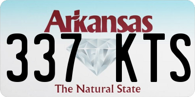 AR license plate 337KTS