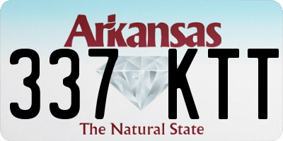 AR license plate 337KTT