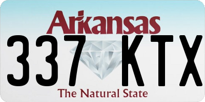 AR license plate 337KTX